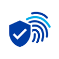 Security key or biometric icon
