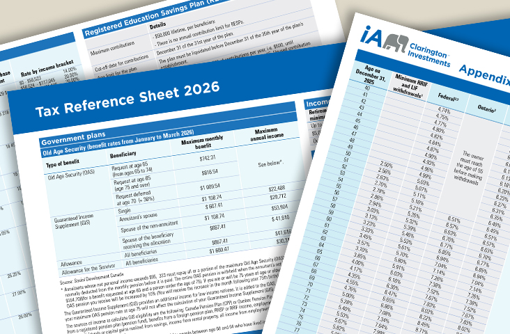 2026 Tax Reference Sheet