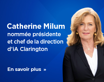 Catherine Milum a été nommée présidente et chef de la direction d’iA Clarington